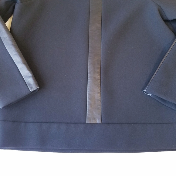 Madewell | Leather Insert Sweatshirt M - Picture 8 of 14